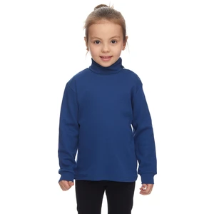 İndigo Basic Kız Çocuk Çıtçıtlı Tam Balıkçı Yaka Şardonlu Kışlık Uzun Kollu Tişört