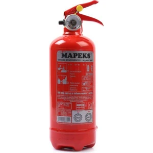 coverist Mapeks 1 kg Yangın Söndürücü Oto Muayene Uyumlu Araç Yangın Tüpü