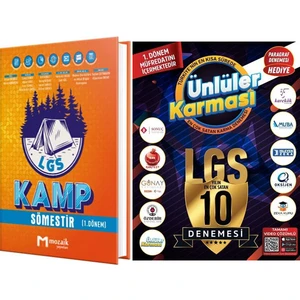 Mozaik Yayınları 8. Sınıf LGS Kamp Sömestır 1. Dönem – 10’lu Deneme