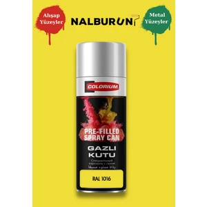 213 Ral Renkleri 400 ml Özel Renklendirilmiş Selülozik Parlak Sprey Boya