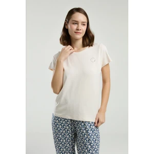 Kadın Bej Pijama Takımı