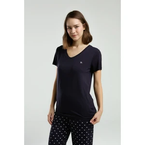 Kadın Lacivert Kapri Takım