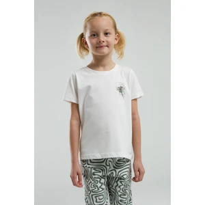 Kız Çocuk Beyaz Pijama Takımı