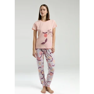 Rolypoly Kadın Turuncu Pijama Takımı