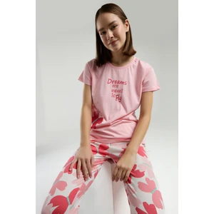Rolypoly Kadın Turuncu Kısa Kol Pijama Takım