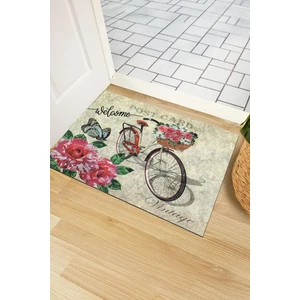 Vintage Bisiklet Kapı Önü Paspası