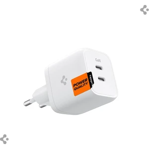 45W USB-C 2 Port Mini Hızlı Şarj Aleti Samsung PPS 2.0 / Isı Düşürücü GaN Destekli Akım Korumalı Güç Adaptörü iPhone & Android & iPad & MacBook Type-C - ACH03717