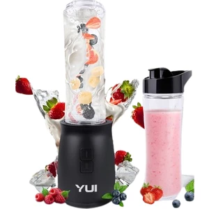 M19 500W Kişisel Smoothie Blender Siyah +1 Adet Yedek Şişe