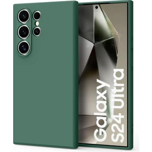 Galaxy S24 Ultra Kılıf Yüksek Kalite 3D Kamera Korumalı Içi Kadife Lansman Liquid Silikon Kapak