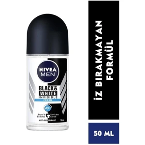 NIVEA MEN Erkek Roll On Deodorant Black&White Fresh48 Saat Anti-perspirant Koruma50ml