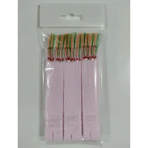 Çapari 2025 Model 8 Iğneli ( Istavrit - Kıraça - Sardalye - Defne ) Simli Yeşil-Turuncu - 3 Takım