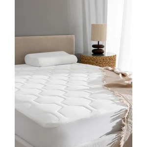 Madame Coco Antony Cool King Size Plus Fitted Yatak Alezi - Beyaz