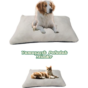 Med Online Peluş Kedi ve Köpek Minder Yatağı Sıcak ve Yumuşacık Evcil Hayvan