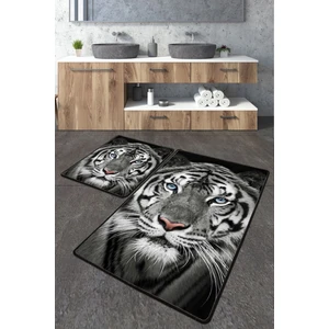 Chilai Home Hunter Banyo Halısı Djt 2 Li Set, Banyo Halısı , Banyo Paspası Yıkanabilir