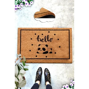 Chilai Home Coco Baby Panda Doğal Koko Paspas,40x60 Cm Kıl Kapı Önü Paspası