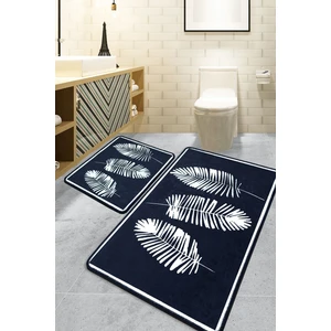 Chilai Home Hoja Siyah 2'li Set Banyo Halısı Djtbanyo
