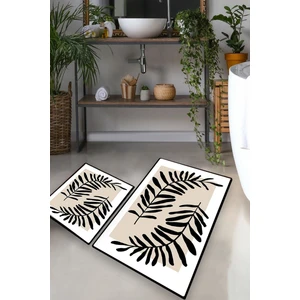 Chilai Home Castıng Leaf Djt 2 Lı Set Banyo Halısı Banyo Paspası