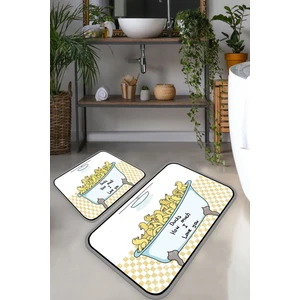 Chilai Home Ducks Djt 2 Lı Set Banyo Halısı Banyo Paspası