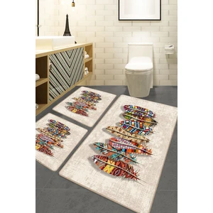 Chilai Home Rovny 3 Lü Set Banyo Halısı Djt