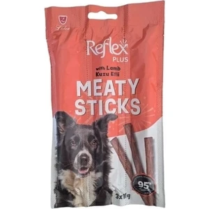 Reflex Plus Kuzu Etli Çubuk Yetişkin Köpek Ödül Maması 11 Gr 3 Adet