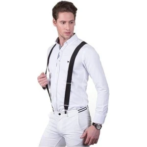 Askılı Siyah Kemer