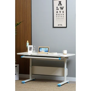 Creo Mobili Yükseklik ve Eğim Ayarlı, Vega Simple Çalışma Masası Çekmecesiz - 130 x 70  cm , Ekru