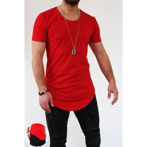 Erkek Long Fit Tişört - Long Tişört - Long Kesim Tişört - Oval Kesim Long Tişört - Uzun Kesim Erkek Tişört - Erkek Longline Tişört