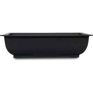 Plastik Bonsai Sukulent Alıştırma Saksısı 27 cm Siyah