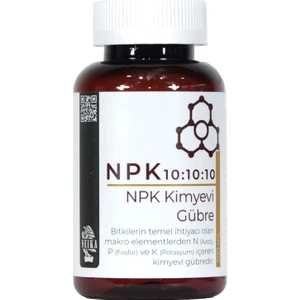 NPK 10:10:10 - Dengeli Kimyevi Gübre (200 ml) Bonsai Gübresi