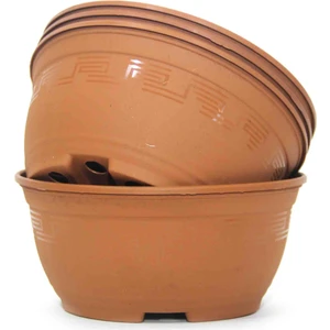 Plastik Bonsai Sukulent Alıştırma Saksısı 4'lü 16,5 cm