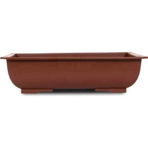 Plastik Bonsai Sukulent Alıştırma Saksısı 27 cm Kahverengi