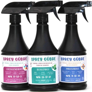 Hazır Kullanım Gübre Paketi (3X500 Ml) Besle Çiçeklen Iyileş
