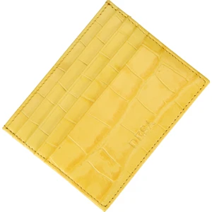 Lucius Sarı Kadın Deri Kartlık