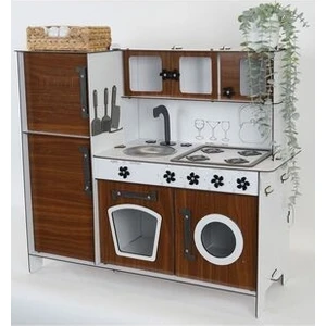 Ahşap Oyuncak Mutfak Buzdolaplı