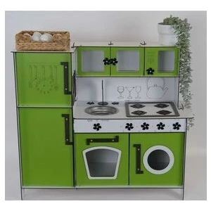 Ahşap Oyuncak Mutfak Buzdolaplı