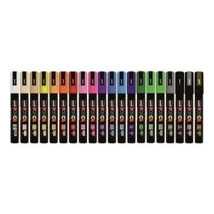 Posca Marker Pc-3m 0.9-1.3 mm Boyama Markörü 20'li Set