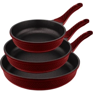 Porto 3'lü Tava Seti Siyah