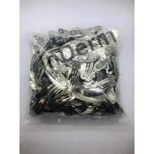 Metal Çıtçıtlı Toka 5 Cm- (50 Adet) -Nikel Kaplama-Yerli Üretim