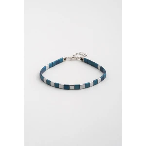 So CHIC Hematit Taşlı 21 cm Gümüş Erkek Bileklik