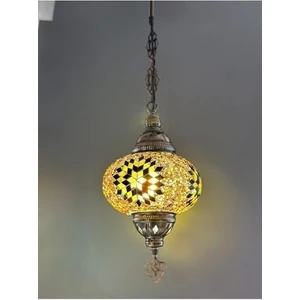 Otantik El Yapımı Mozaik Avize Ampul Hediye