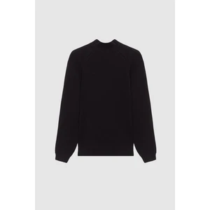 Twn Slim Fit Siyah Selanik Örgü Kazak