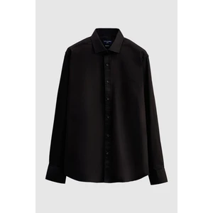D'S Damat Ds Damat Regular Fit Beyaz Düz Gömlek