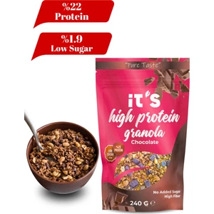 Yüksek Protein granola - Şekersiz Çikolatalı - 240 gr