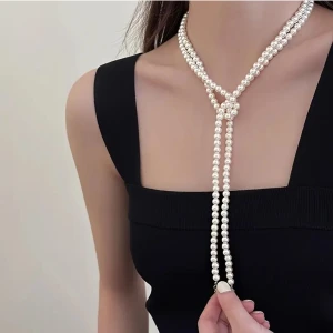 Lovisa Accessories El Emeği Inci Kolye, Uzun Tek Sıra Inci