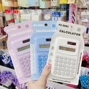 İkra Kırtasiye Mini Hesap Makinesi KC-888 – Renkli ve Pratik Tasarım