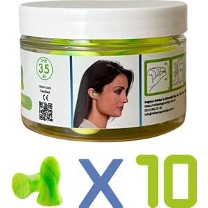 Moldex Contours (7400) Yumuşak Uyku Kulak Tıkacı, Ce Onaylı, En 352-2, 10 Çift