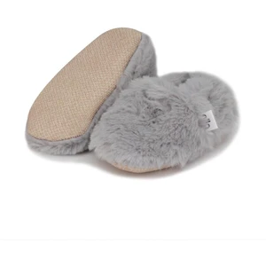 Ella Bonna Yumuşak Tüylü ,organik Bebek Patik, Kaydırmaz Taban Kreş Ayakkabısı, Taba