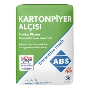 Abs Kartonpiyer Alçısı 25KG Beyaz
