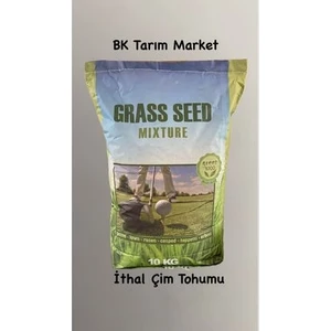 Ithal Çim Tohumu Özel 7 Lı Karışım Basmaya Gölgeleye Dayanıklı 7 Günde Çimlenir 10 kg