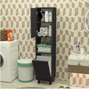 Mobiga Efsa Çamaşır Kirli Sepetli Banyo Dolabı